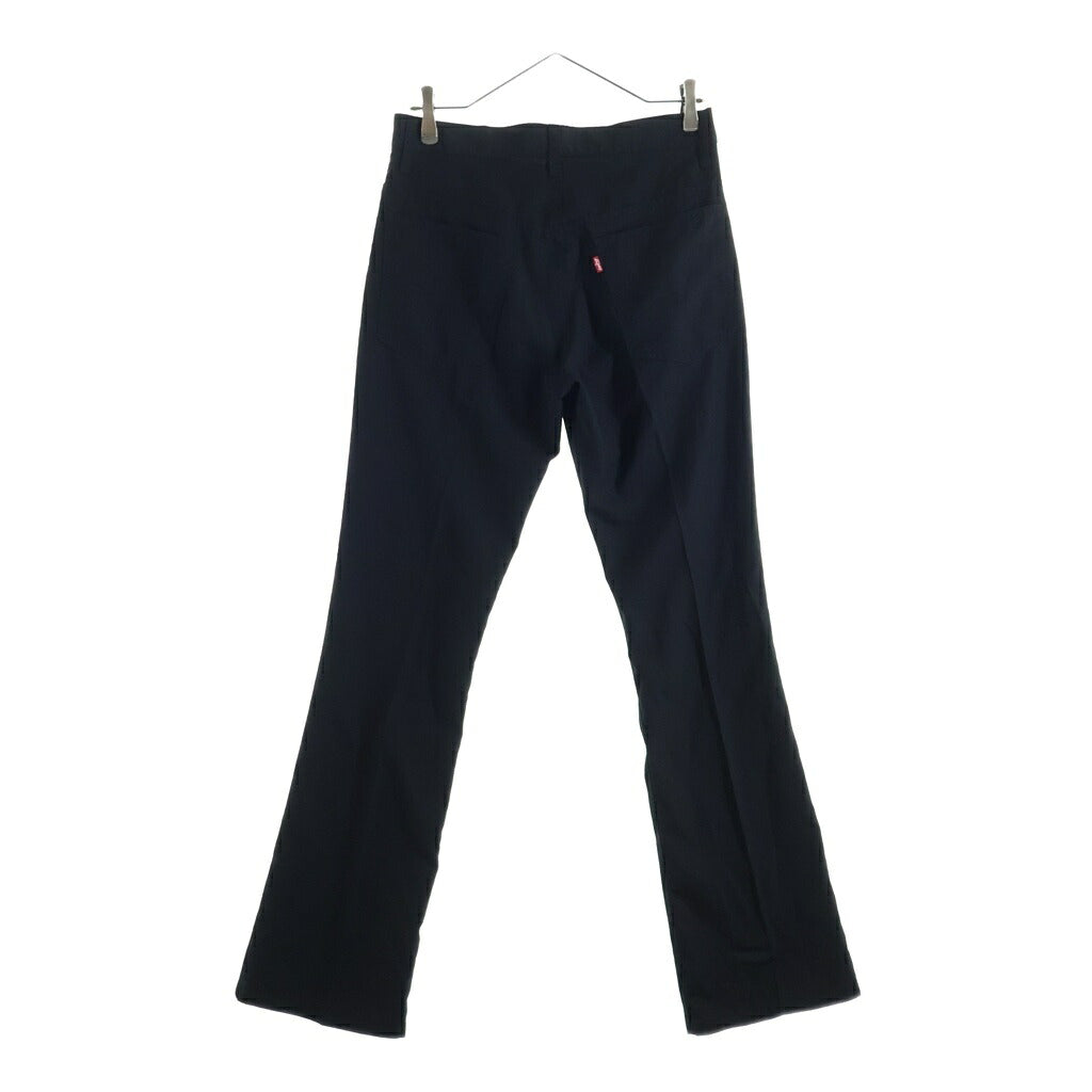 JUNYA WATANABE COMME des GARCONS(ジュンヤワタナベ コムデギャルソン) 01AW ×Levi's AD2001 ジップフライ ウール フレア スラックス パンツ ブラック WE-P031