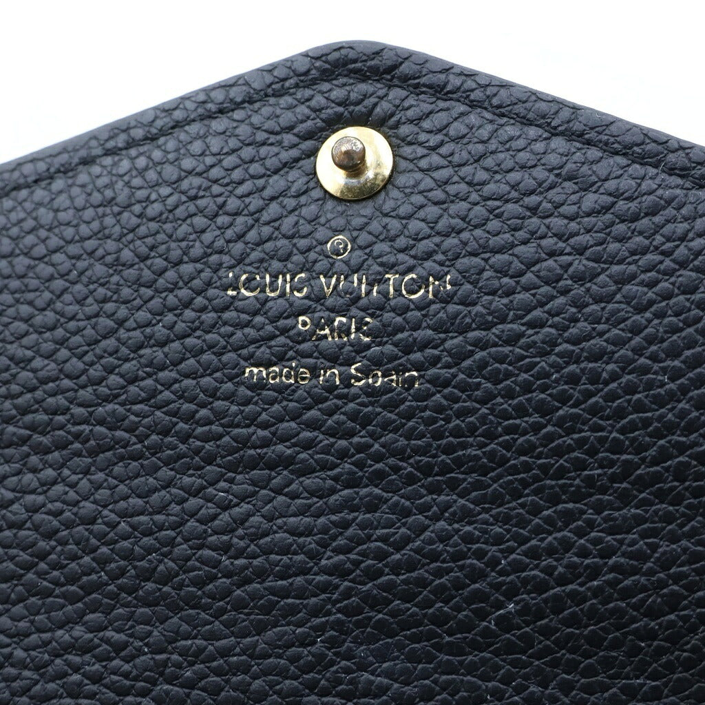 LOUIS VUITTON(ルイヴィトン) モノグラム アンプラント ポルトフォイユ サラ レザーロングウォレット 長財布 ブラック CA0281 M61182