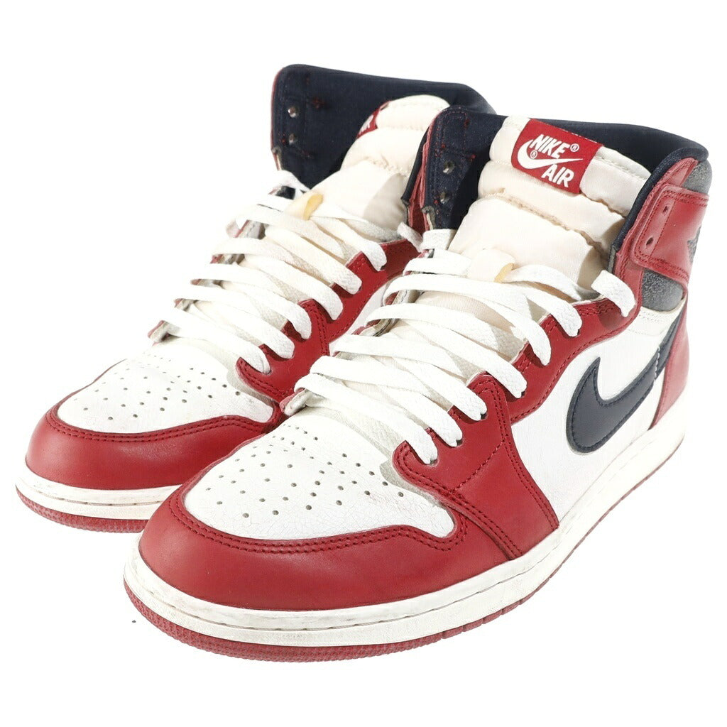 NIKE(ナイキ) AIR JORDAN HIGH OG LOST&FOUND CHICAGO エアジョーダン 1 ロストアンドファウンド シカゴ ハイカットスニーカー レッド/ホワイト/ブラック US12/30cm DZ5485-612