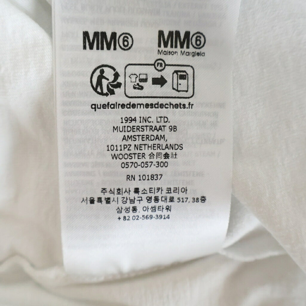 SUPREME(シュプリーム) 26SS ×MM6 Maison Margiela Money S/S Top エムエムシックスメゾンマルジェラ マニー クルーネック半袖Tシャツ カットソー ホワイト