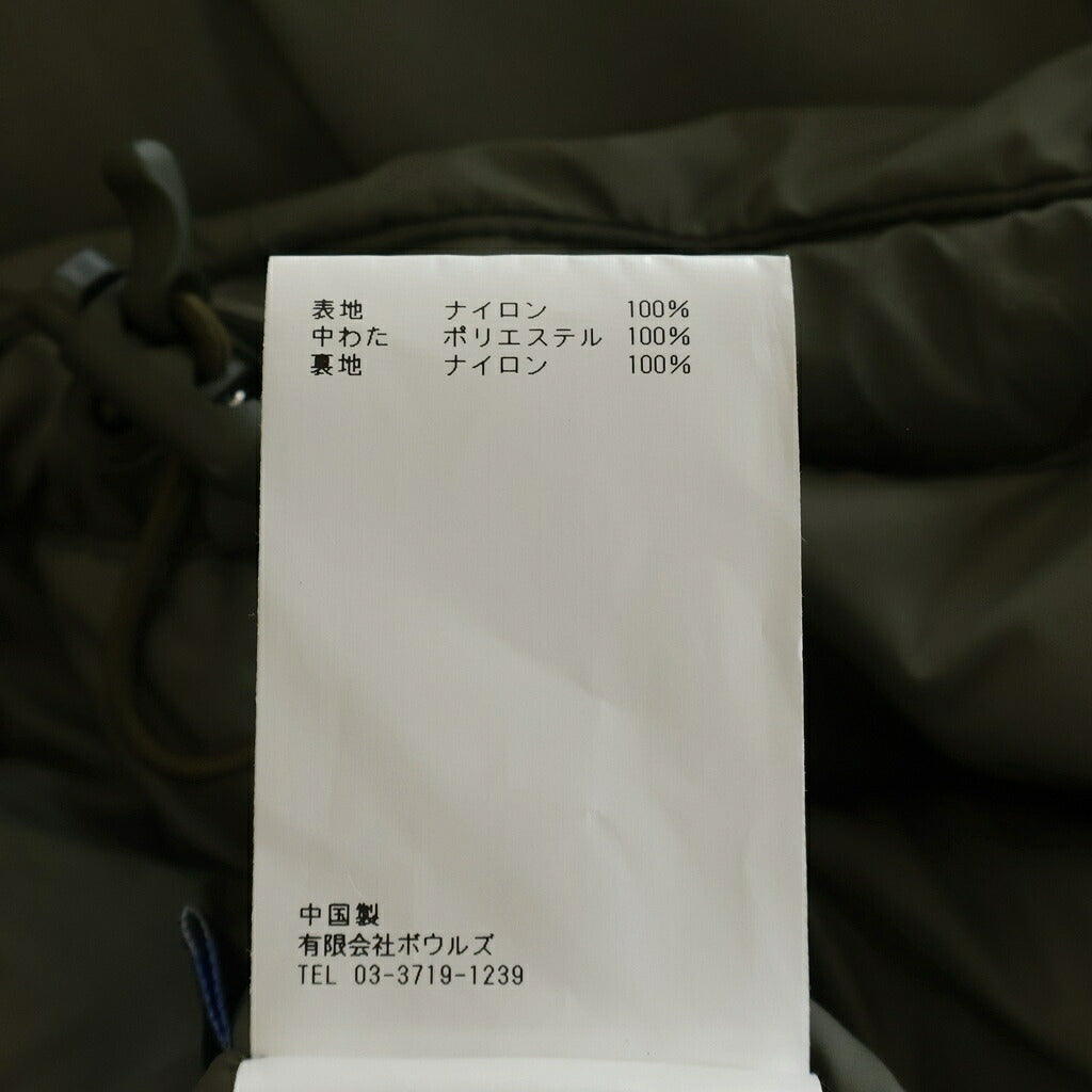 HYKE(ハイク) 23AW PERTEX PUFF PARKA パーテック パフパーカー ナイロン 中綿ジャケット カーキ 232-17384