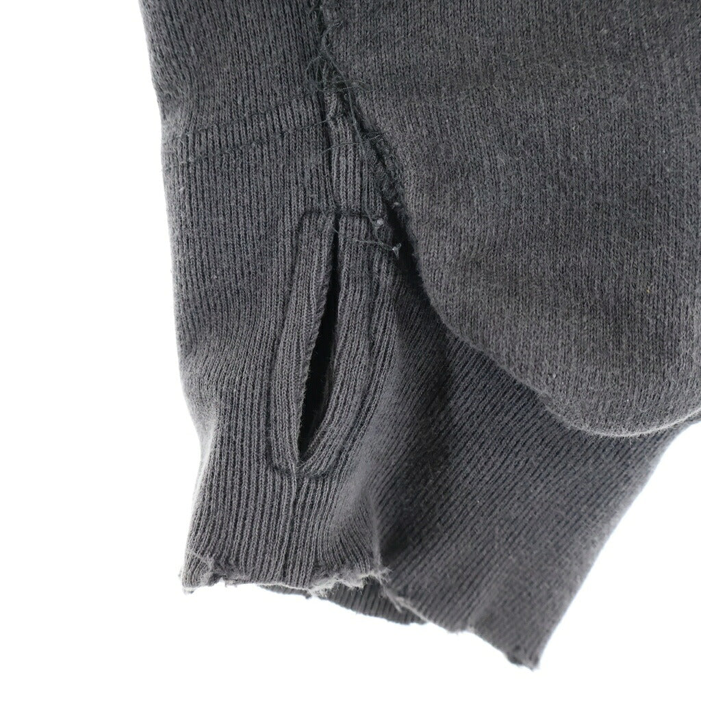 JIAN YE(ジェン イェ) 23AW SOLID ZIPTOP ソリッド ハーフジップ スウェットトレーナー グレー 23AW-ZIPTOP