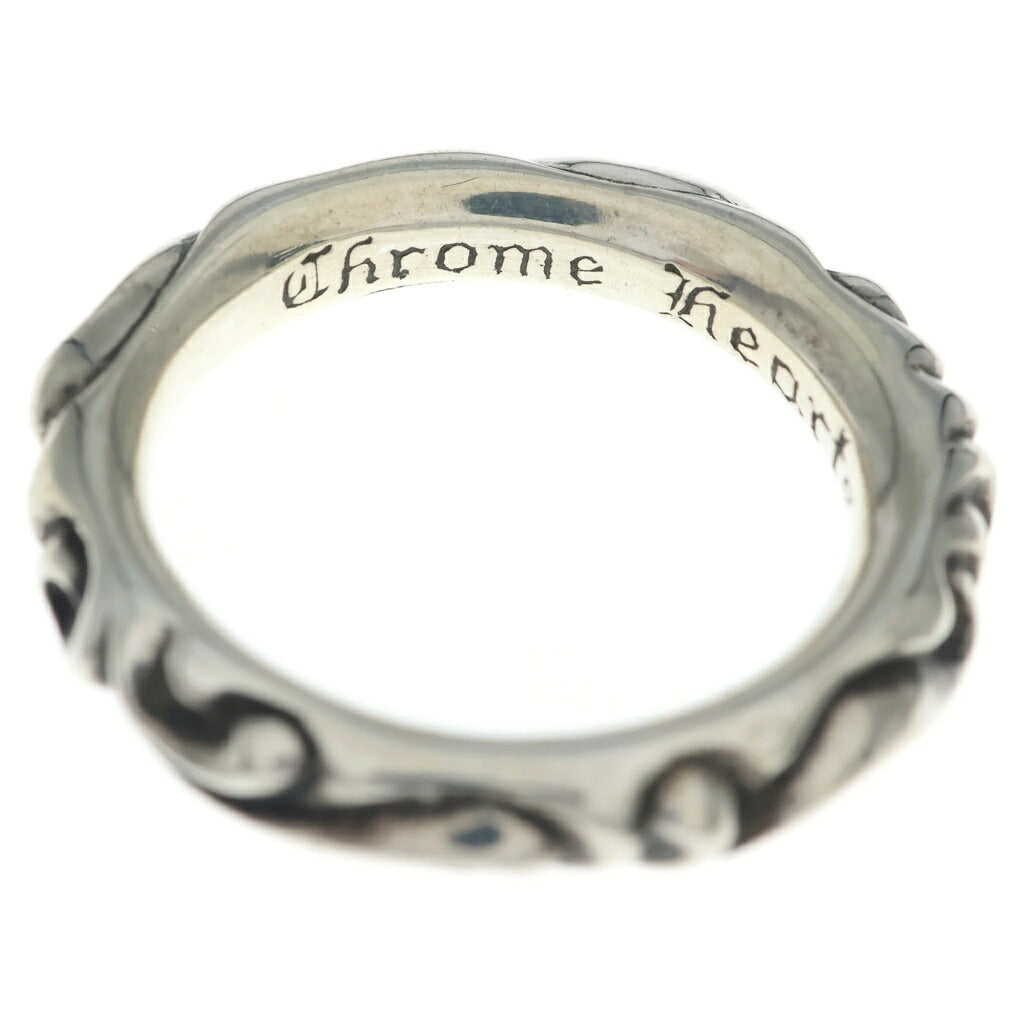 CHROME HEARTS(クロムハーツ) SCRL BAND スクロールバンド リング シルバー BCA351