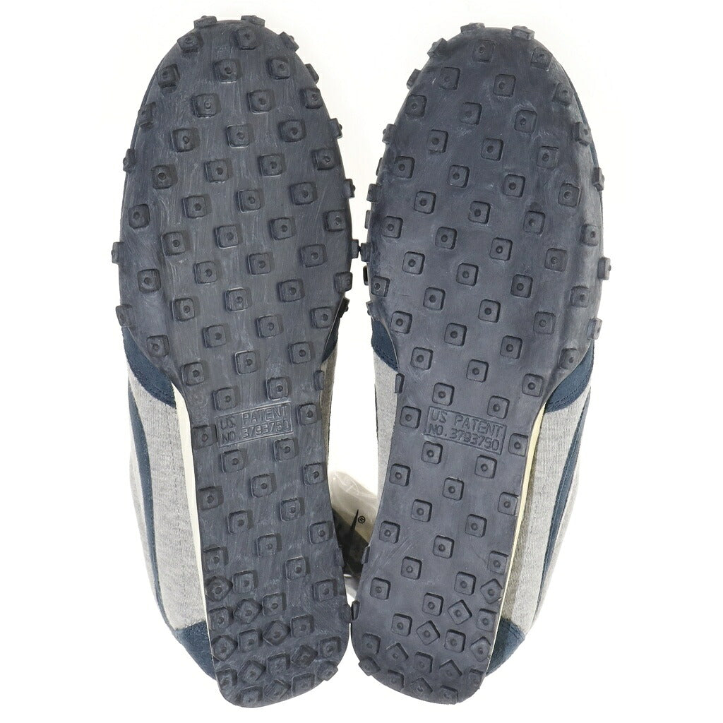 NIKE(ナイキ) 【観賞用 2013年製】×LOOPWHEELER WAFFLE RACER PRM ループウィラー ワッフル レーサー プレミアム ローカットスニーカー グレー/ネイビー US11/29cm 637988-041