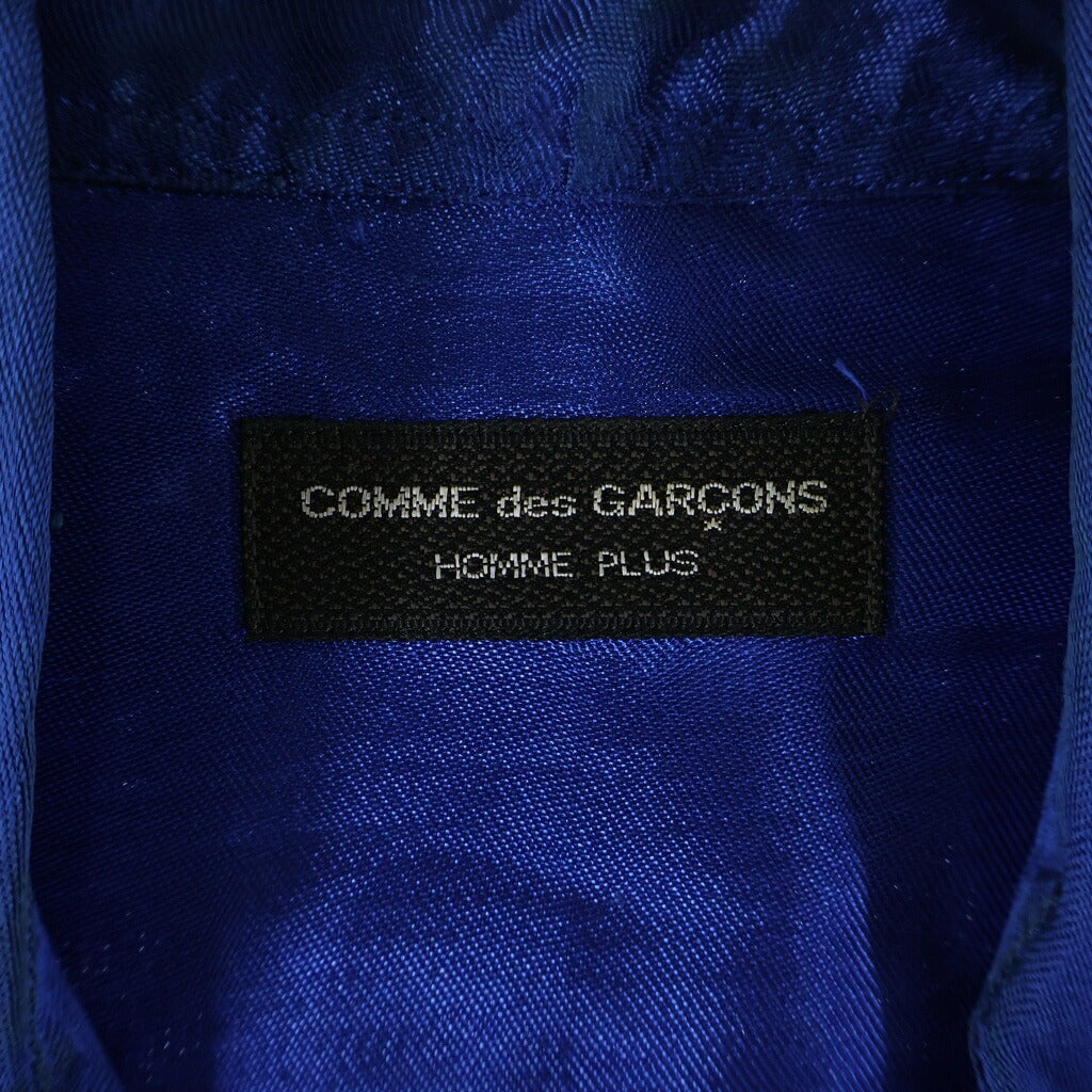 COMME des GARCONS HOMME PLUS(コムデギャルソンオムプリュス) 80-90S ARCHIVE アーカイブ レーヨン 長袖シャツ ブルー PB-050250