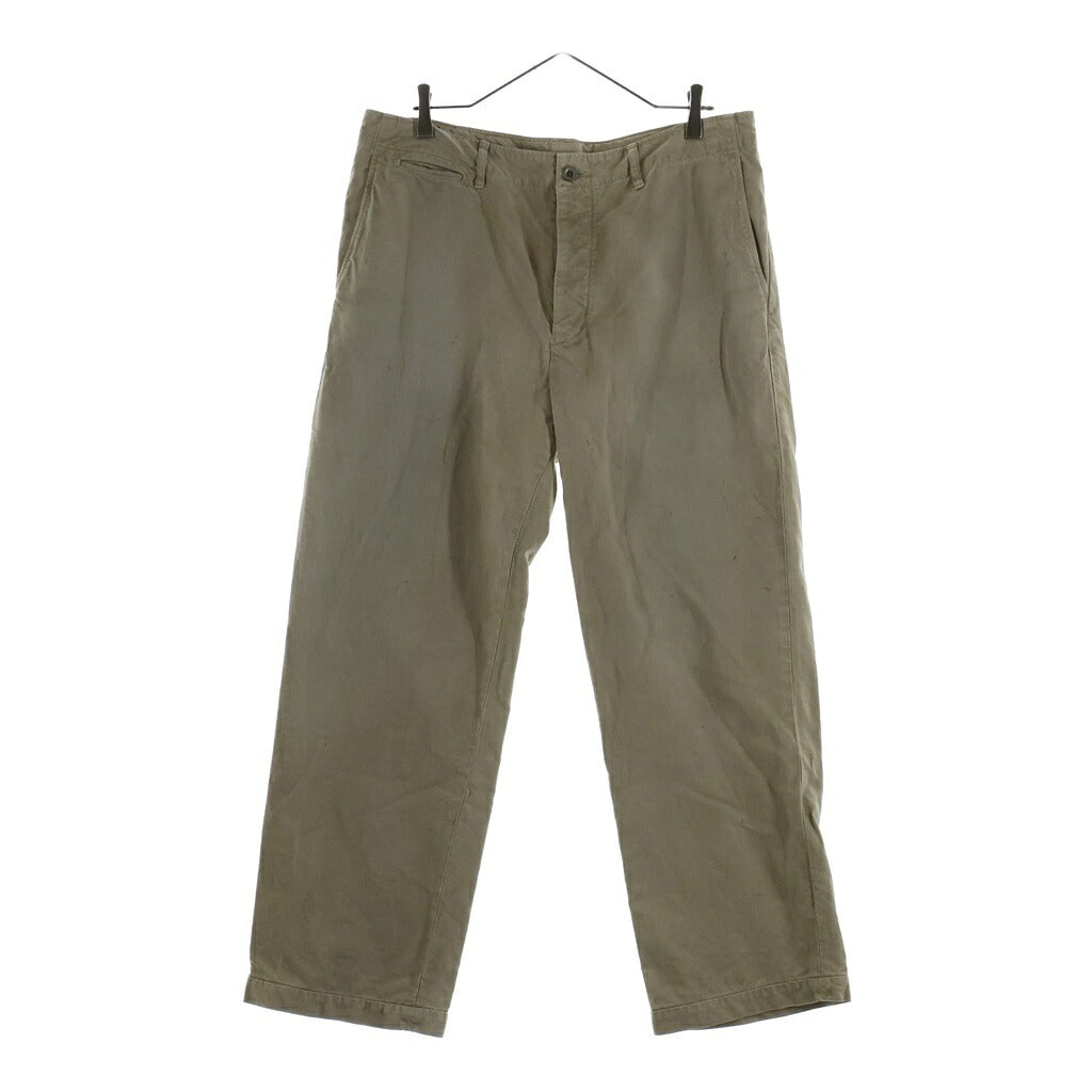 VISVIM(ヴィスヴィム) 22AW FIELD CHINO PANTS DMGD ボタンフライ フィールドチノパンツ ベージュ 0122205008005