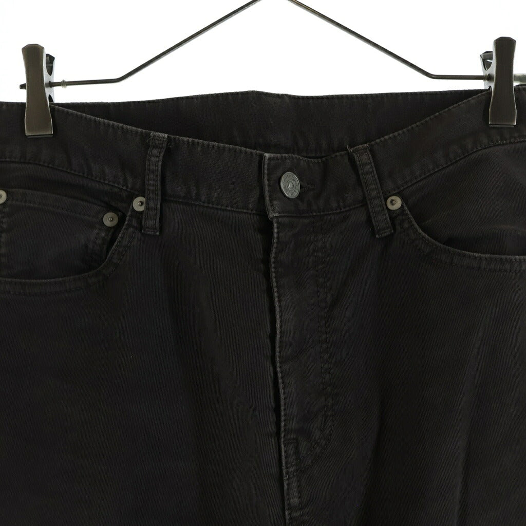 VISVIM(ヴィスヴィム) 25SS FLUXUS 19 G.CORDS フラックス ジップフライ ワイドストレートコットンパンツ グレー 0125105008002
