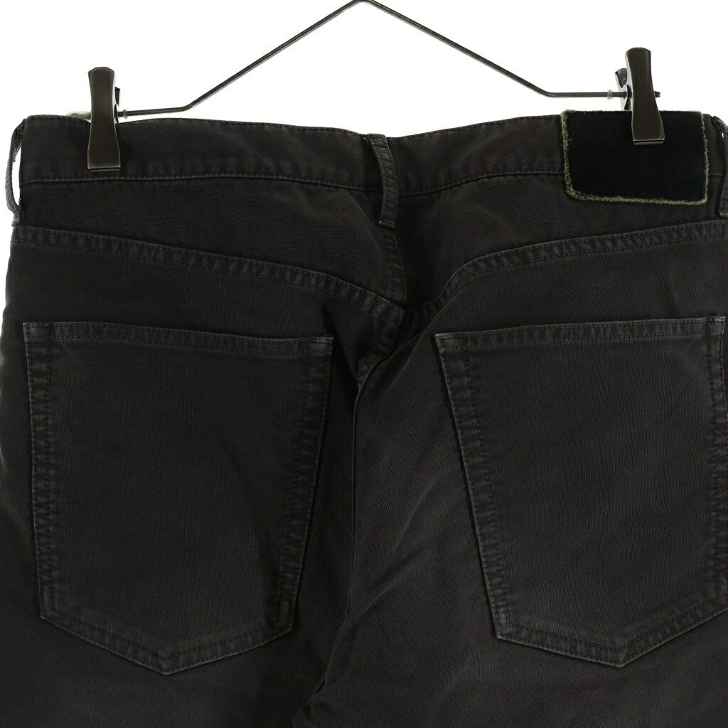 VISVIM(ヴィスヴィム) 25SS FLUXUS 19 G.CORDS フラックス ジップフライ ワイドストレートコットンパンツ グレー 0125105008002