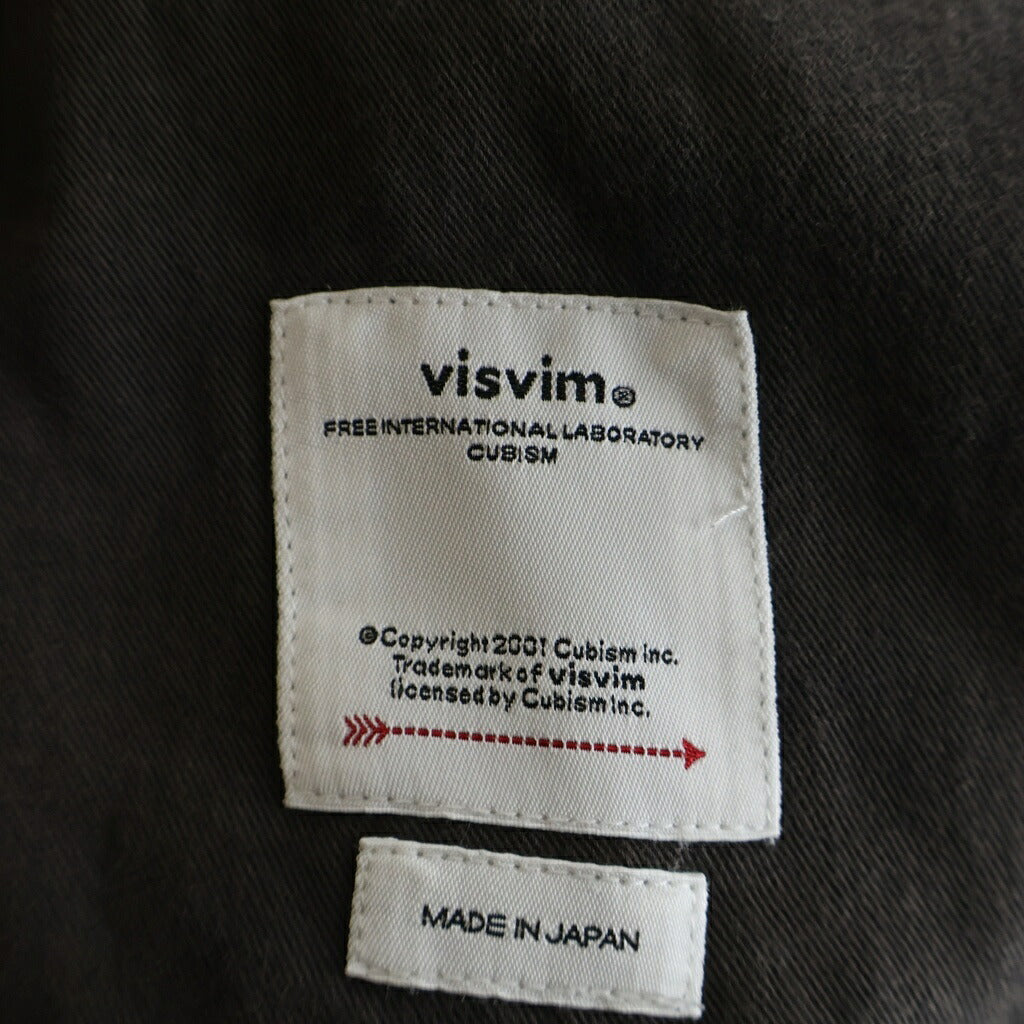 VISVIM(ヴィスヴィム) 25SS FLUXUS 19 G.CORDS フラックス ジップフライ ワイドストレートコットンパンツ グレー 0125105008002