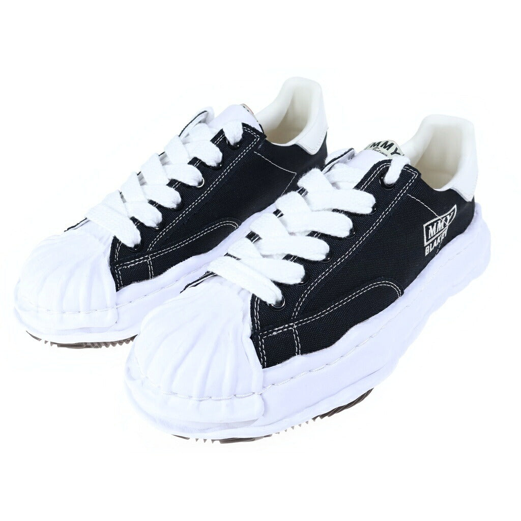MAISON MIHARAYASUHIRO(メゾンミハラヤスヒロ) BLAKEY OG Sole Canvas Low-top Sneakers ブレーキー キャンバス ローカットスニーカー ブラック/ホワイト A08FW735