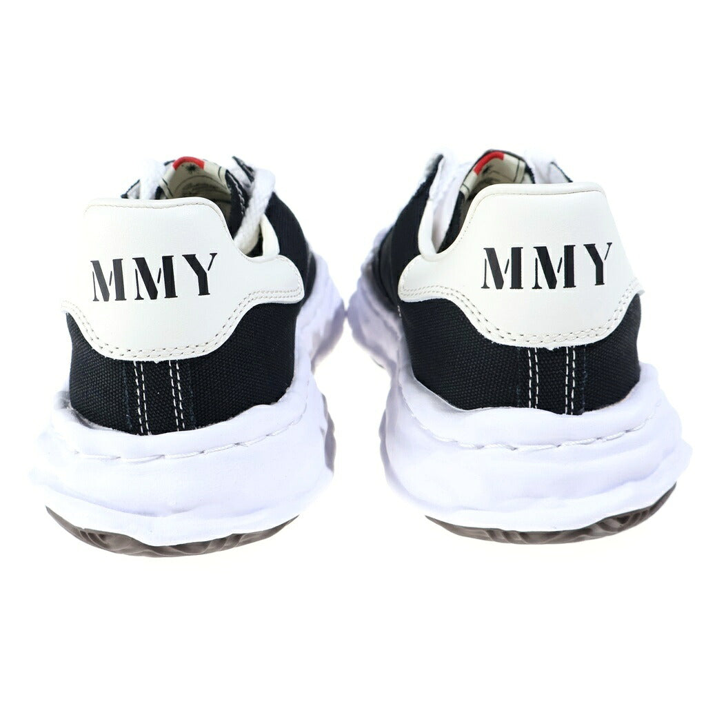 MAISON MIHARAYASUHIRO(メゾンミハラヤスヒロ) BLAKEY OG Sole Canvas Low-top Sneakers ブレーキー キャンバス ローカットスニーカー ブラック/ホワイト A08FW735