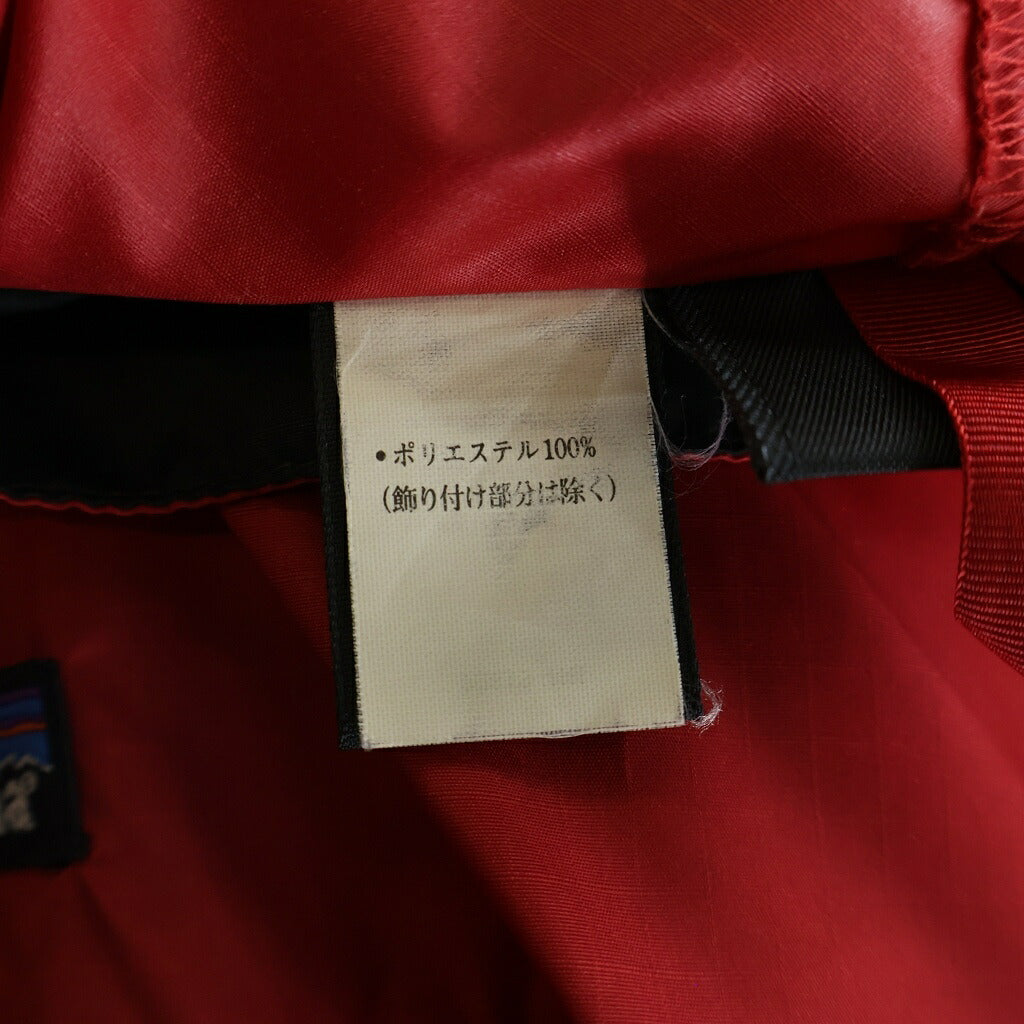 PATAGONIA(パタゴニア) 00SS VELOCITY SHELL JACKET ベロシティ ジップアップナイロンジャケット レッド 24102