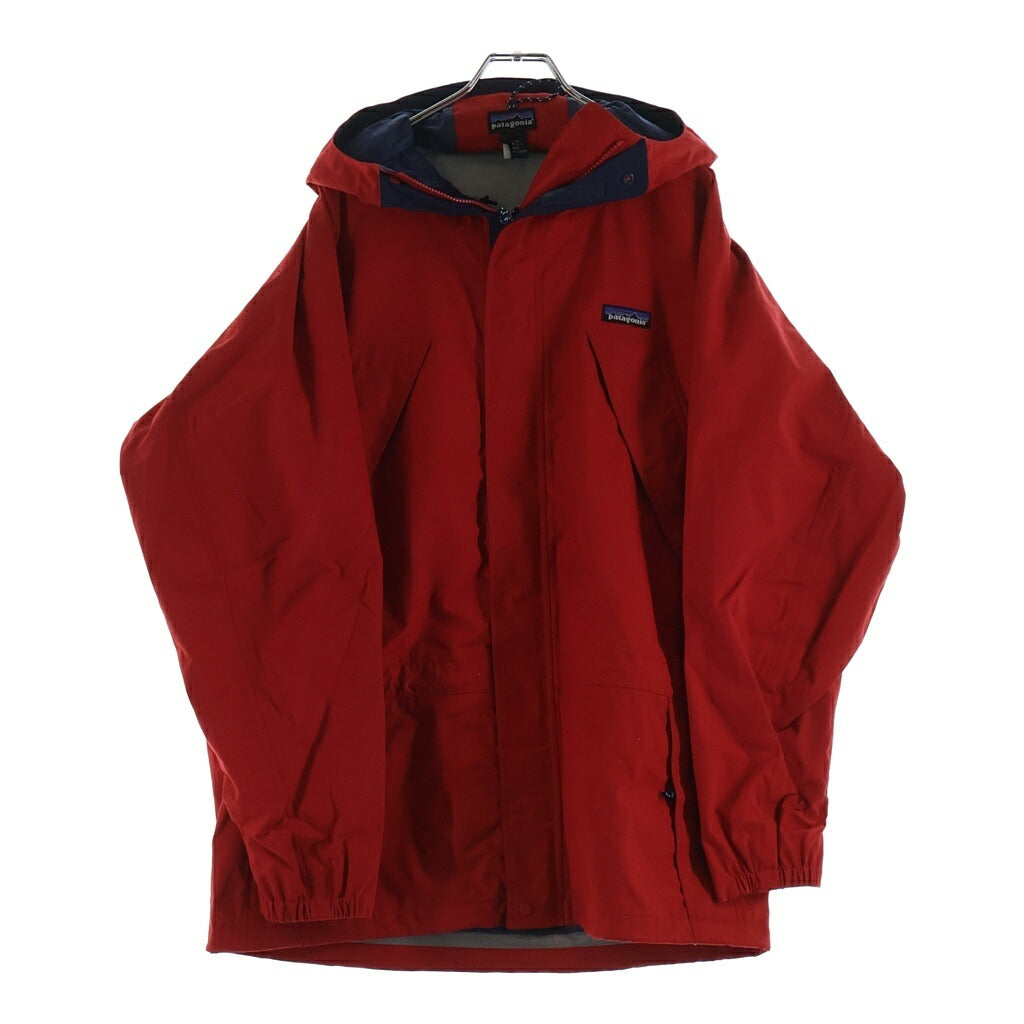 PATAGONIA(パタゴニア) 01AW STORM JACKET ストーム インナーメッシュ ジップアップフーデッドナイロンジャケット レッド 83602
