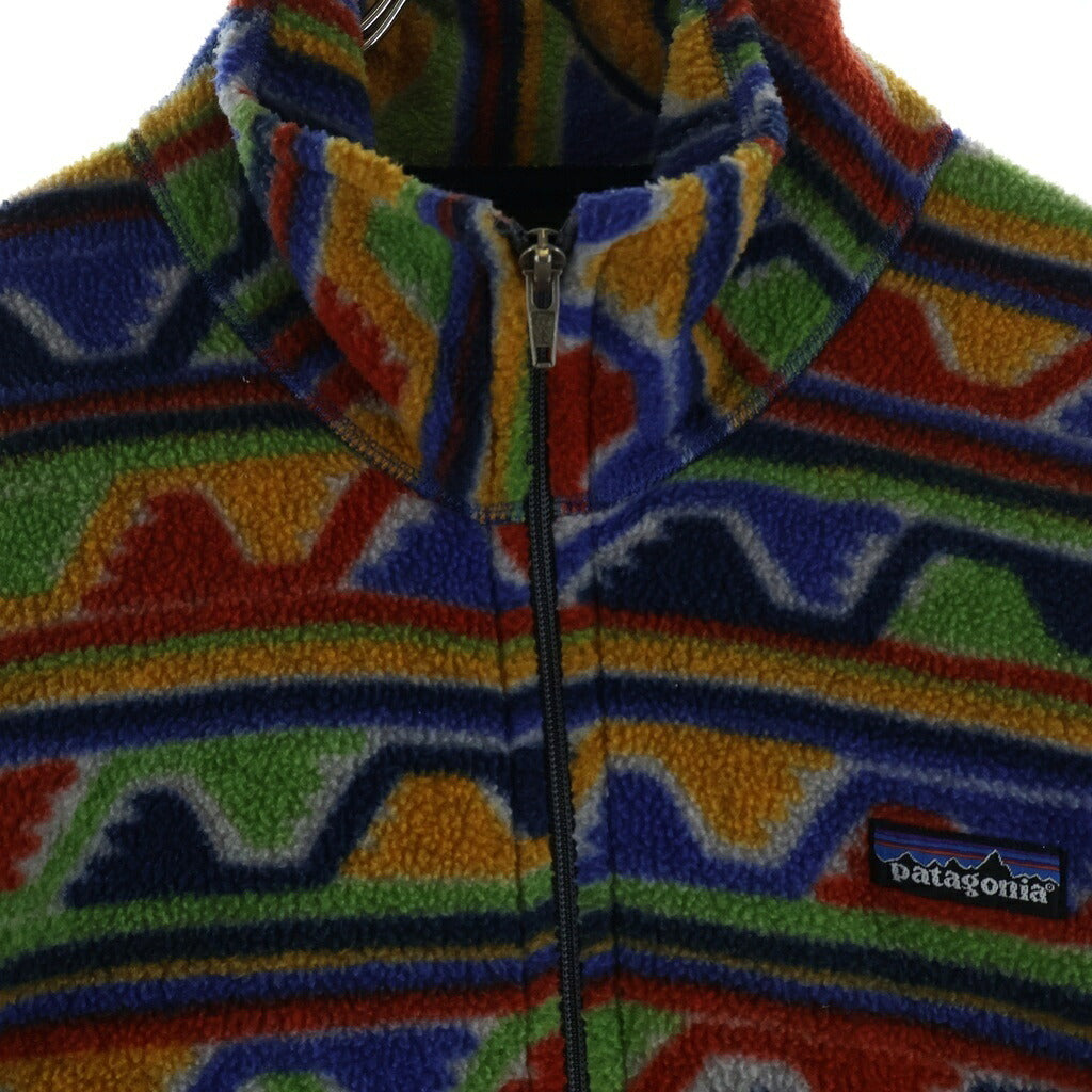 PATAGONIA(パタゴニア) 99AW SACAJAWEA SYNCHILLA PULLOVER サカジャウィア シンチラ 総柄 ハーフジップ プルオーバーフリースジャケット マルチカラー 25235