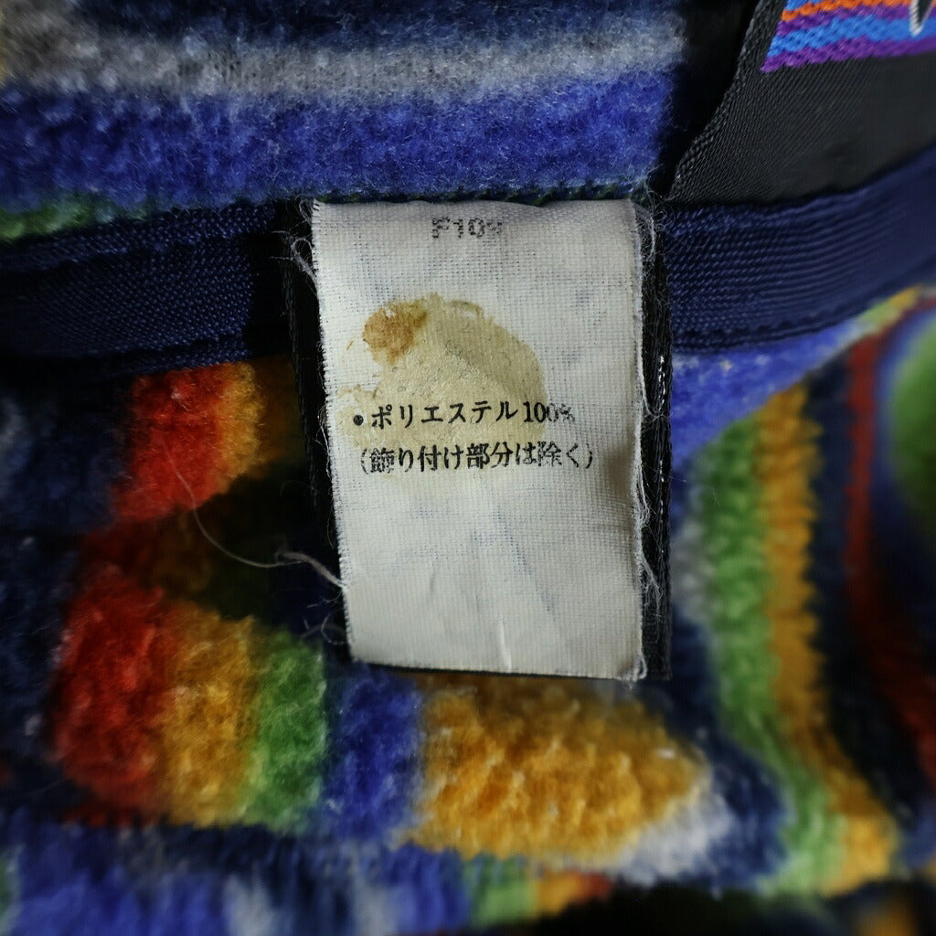 PATAGONIA(パタゴニア) 99AW SACAJAWEA SYNCHILLA PULLOVER サカジャウィア シンチラ 総柄 ハーフジップ プルオーバーフリースジャケット マルチカラー 25235