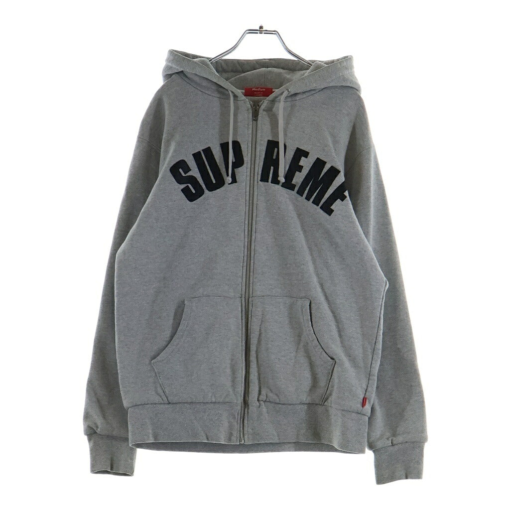 SUPREME(シュプリーム) 10AW Thermal Arc Logo Zip Up Parka サーマル アーチロゴ ジップアップフーディー パーカー グレー