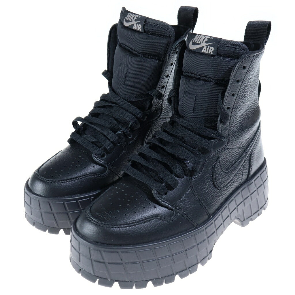 NIKE(ナイキ) WMNS AIR JORDAN BROOKLYN HIGH エアジョーダン 1 ブルックリン ハイカットスニーカー レディース ブラック US7/24cm FJ5737-001