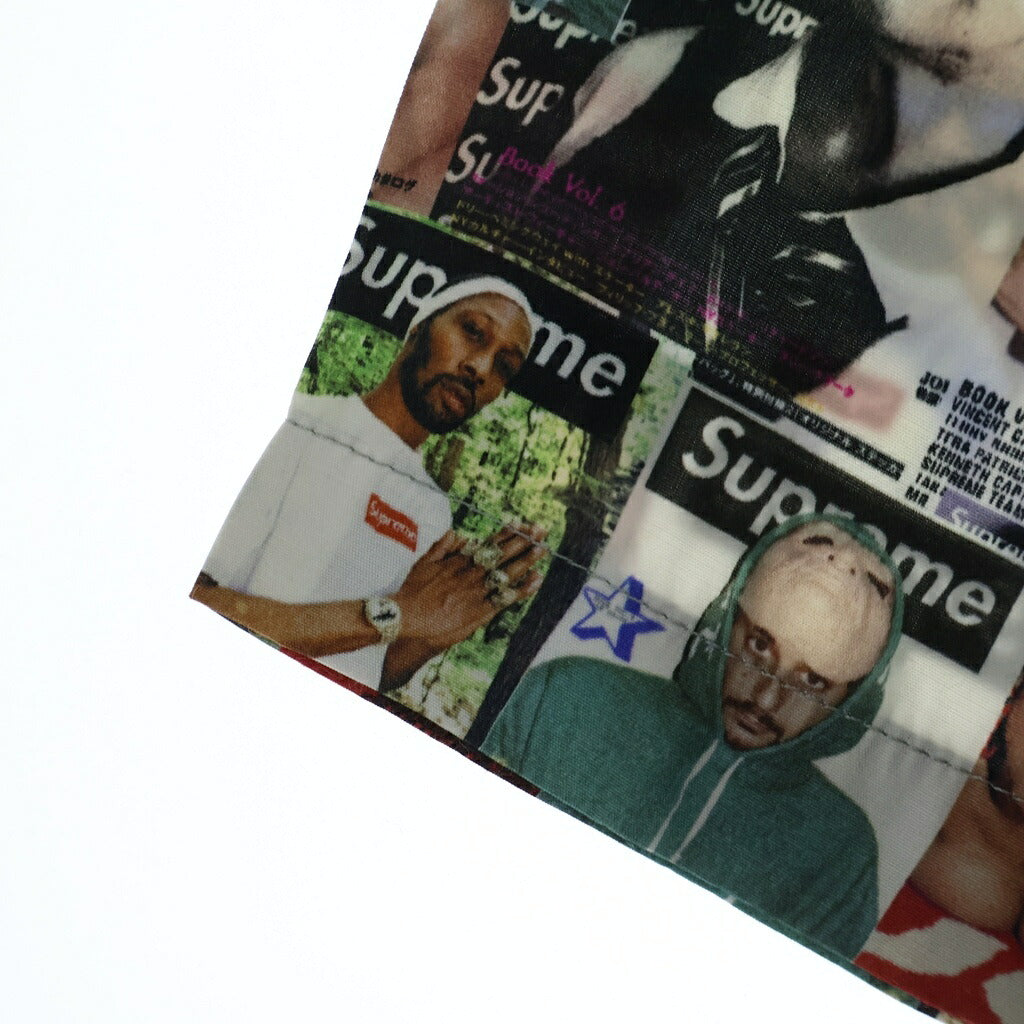 SUPREME(シュプリーム) 23SS Magazine S/S Shirt マガジン 総柄プリント 半袖レーヨンシャツ マルチカラー