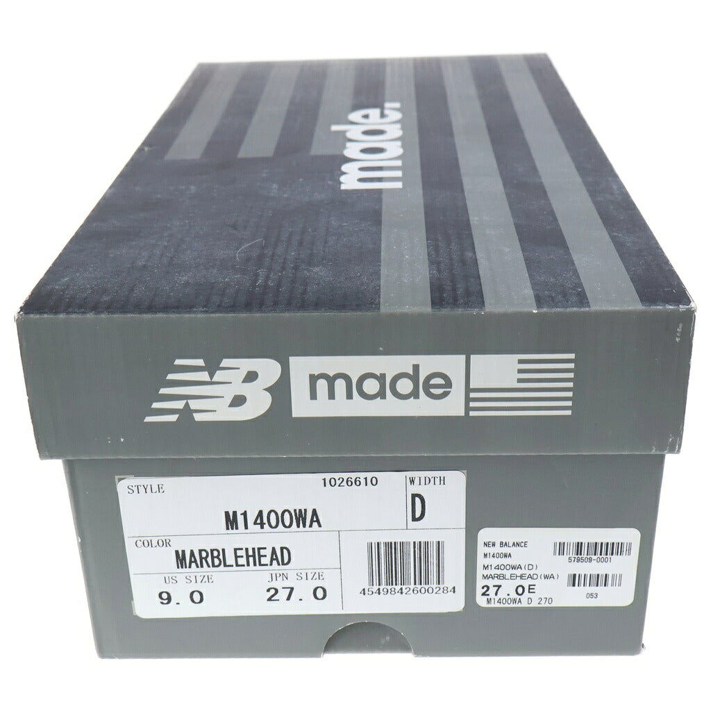 New Balance(ニューバランス) Marblehead マーブルヘッド レザーローカットスニーカー グレー US9/27cm M1400WA
