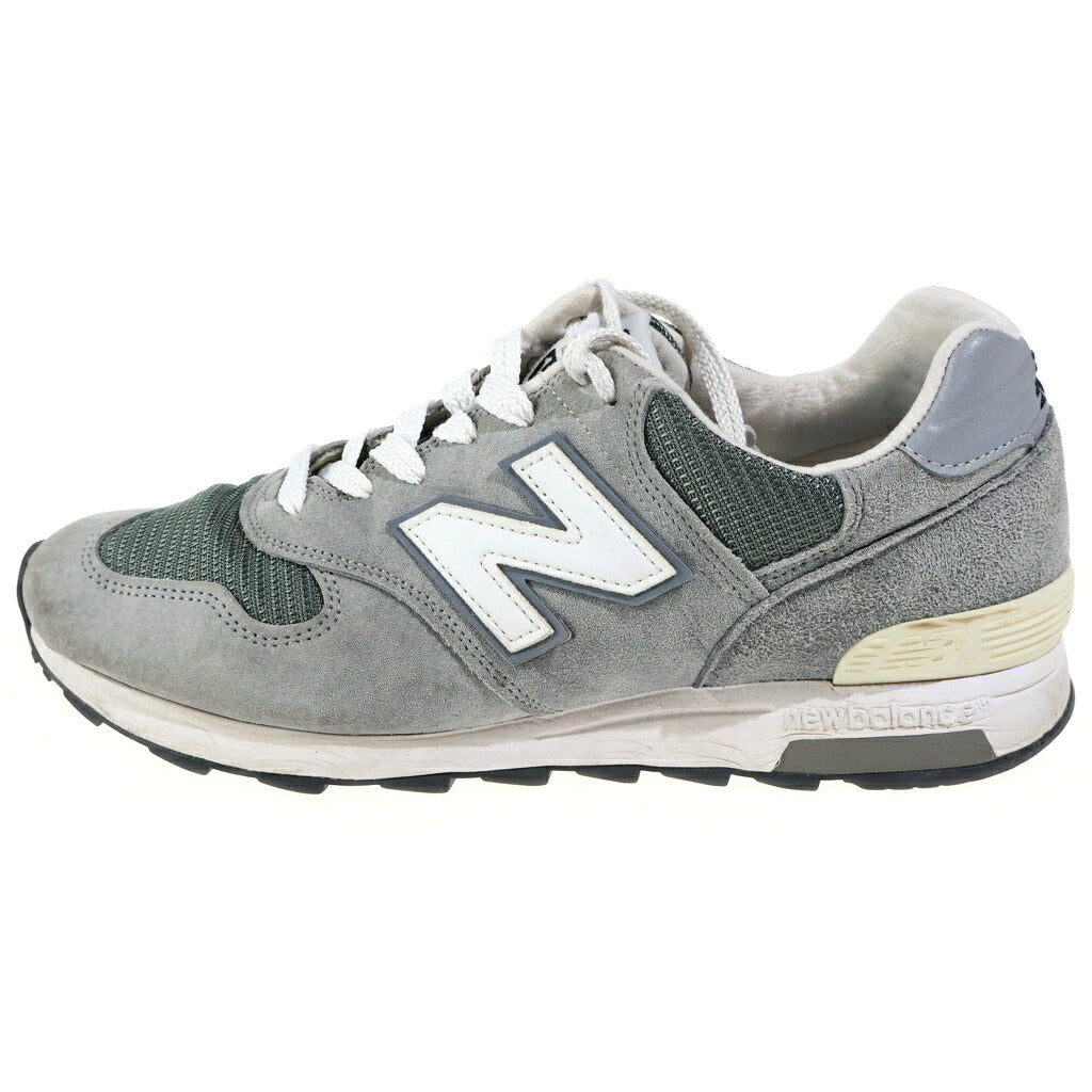 New Balance(ニューバランス) Ice Gray レザー ローカットスニーカー アイスグレー US9.5/27.5cm M1400GJ
