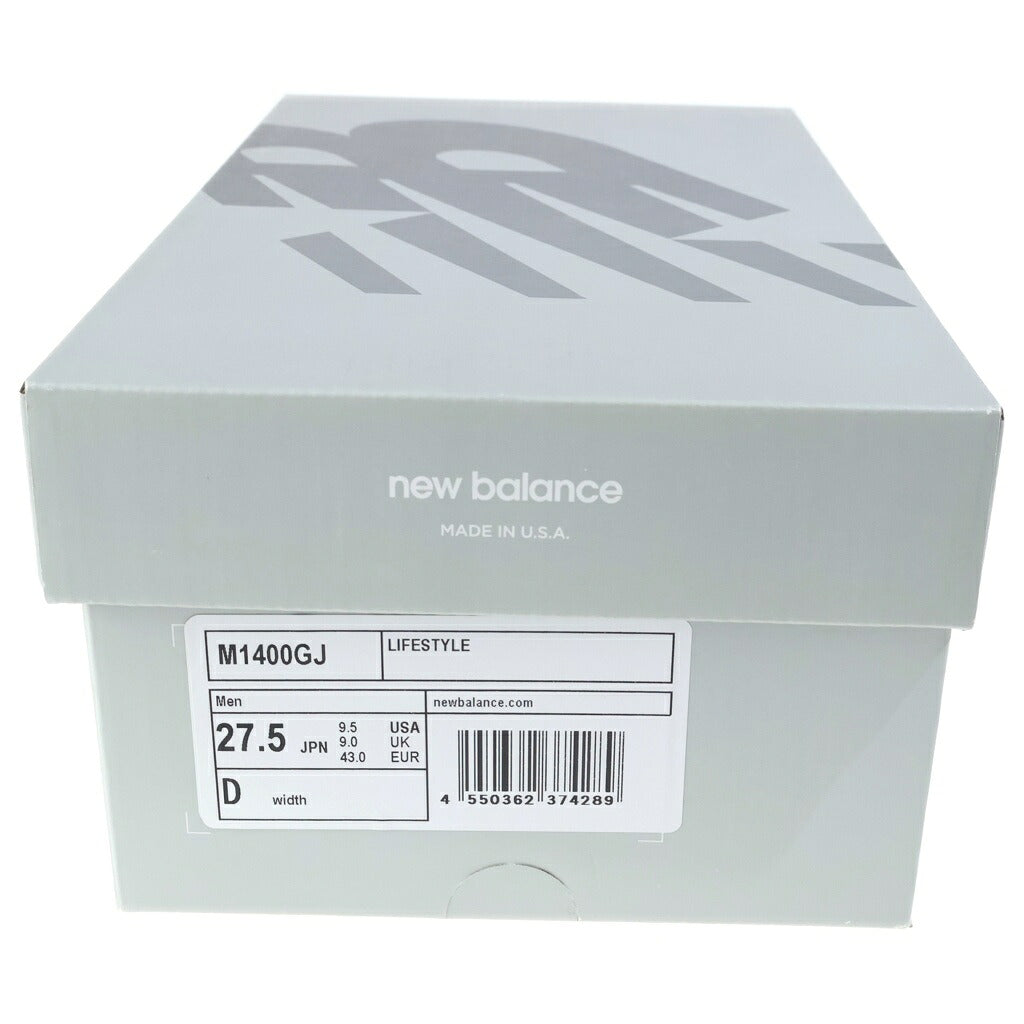 New Balance(ニューバランス) Ice Gray レザー ローカットスニーカー アイスグレー US9.5/27.5cm M1400GJ