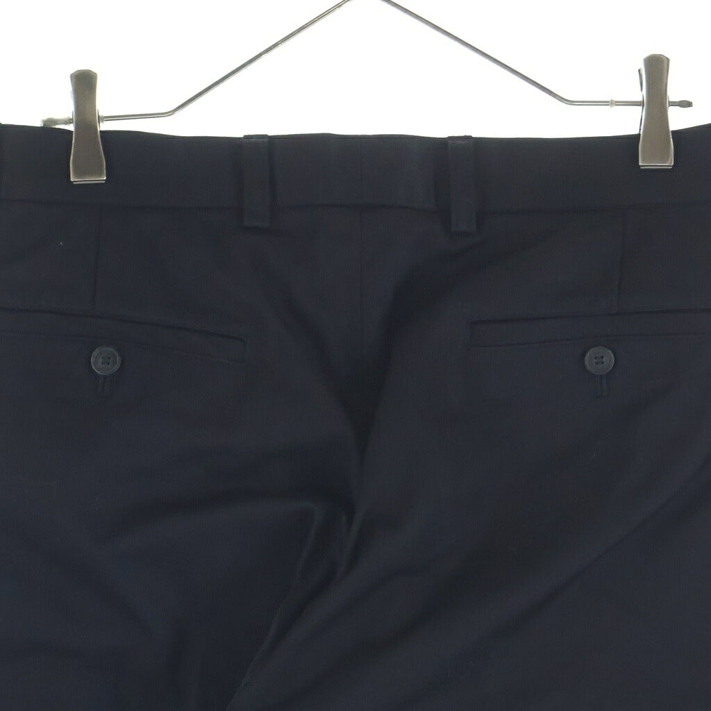 eYe COMME des GARCONS JUNYA WATANABE MAN(アイ コム デ ギャルソン ジュンヤ ワタナベ マン) 23SS AD2022 ×BROOKS BROTHERS ブルックスブラザーズ ジップフライ ワイドチノパンツ ブラック WK-P909