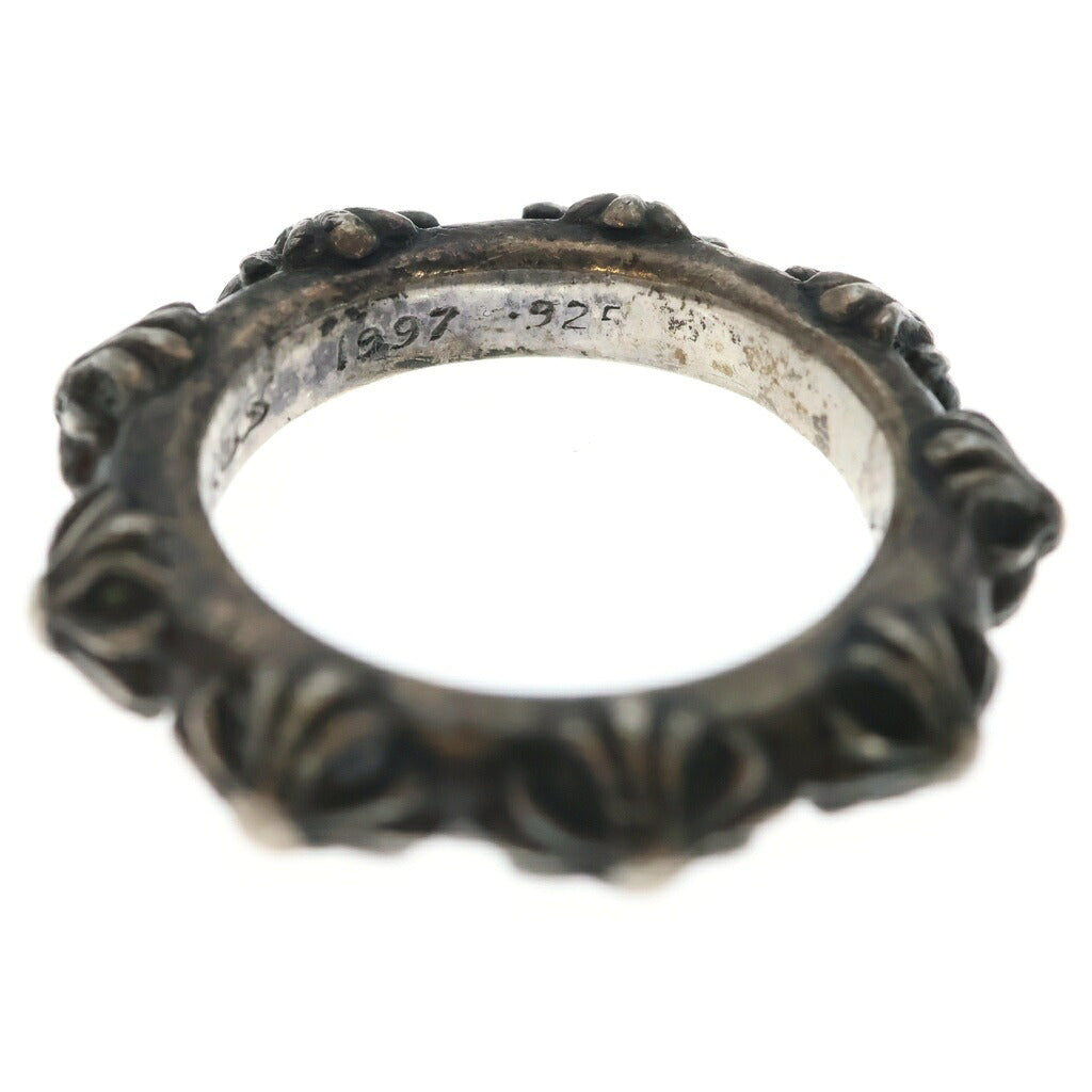 CHROME HEARTS(クロムハーツ) CROSS BAND クロスバンド リング シルバー BCA342