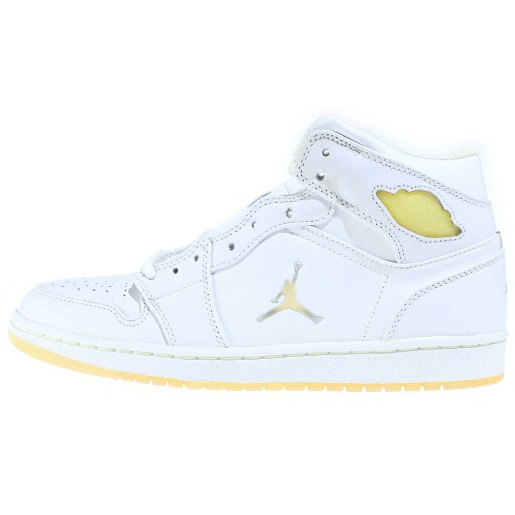NIKE(ナイキ) 【観賞用 2002年製】 AIR JORDAN 1 RETRO WHITE CHROME エアジョーダン1 レトロ クローム ハイカットスニーカー US9.5/27.5cm 306000-101