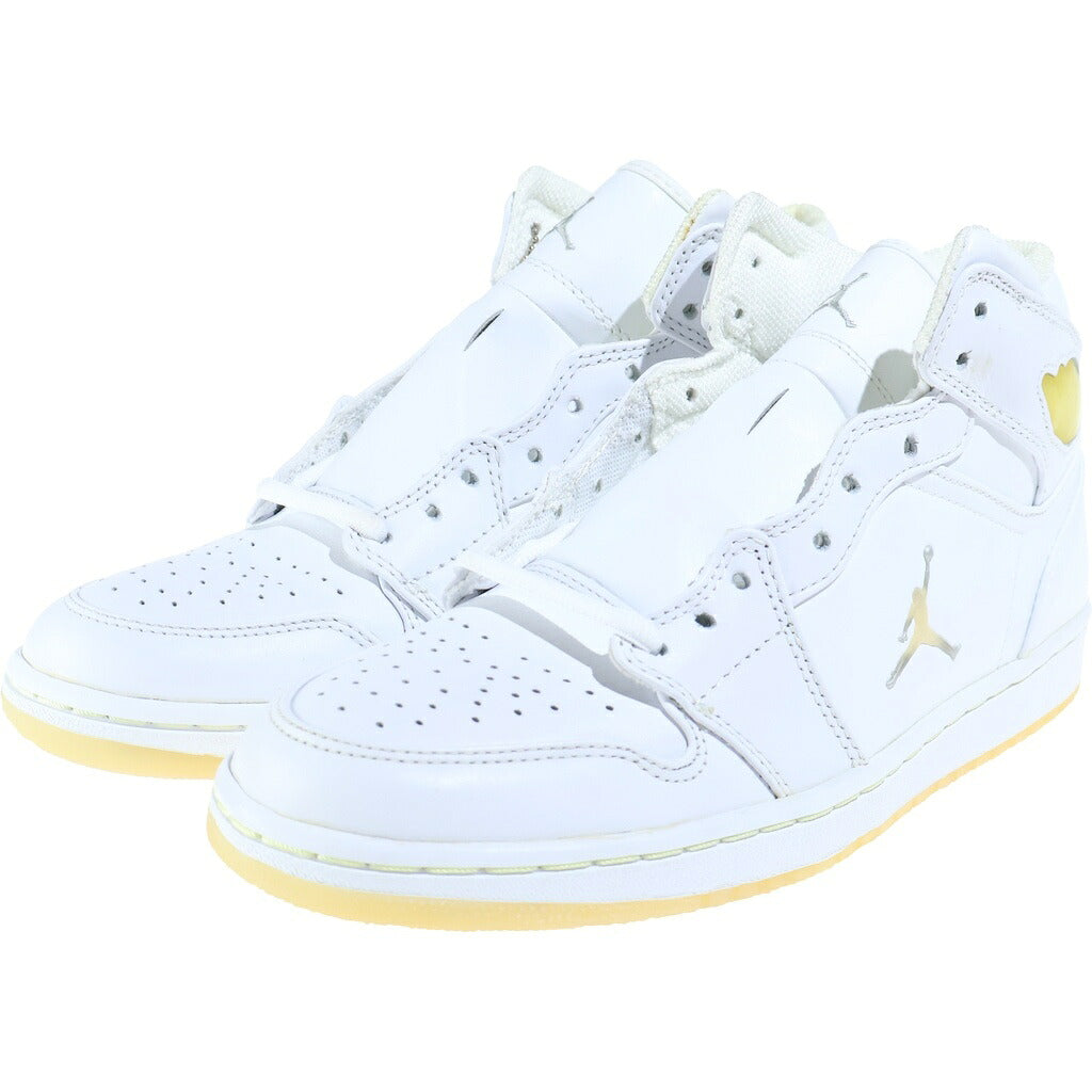 NIKE(ナイキ) 【観賞用 2002年製】 AIR JORDAN 1 RETRO WHITE CHROME エアジョーダン1 レトロ クローム ハイカットスニーカー US9.5/27.5cm 306000-101