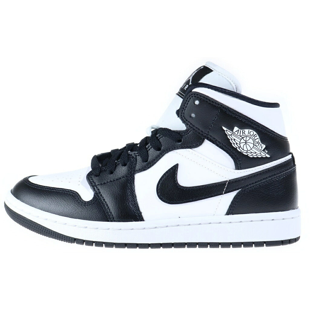 NIKE(ナイキ) WMNS AIR JORDAN MID ウィメンズ エアジョーダン 1 ミッドカットスニーカー ブラック/ホワイト US8/25cm DV0991-100