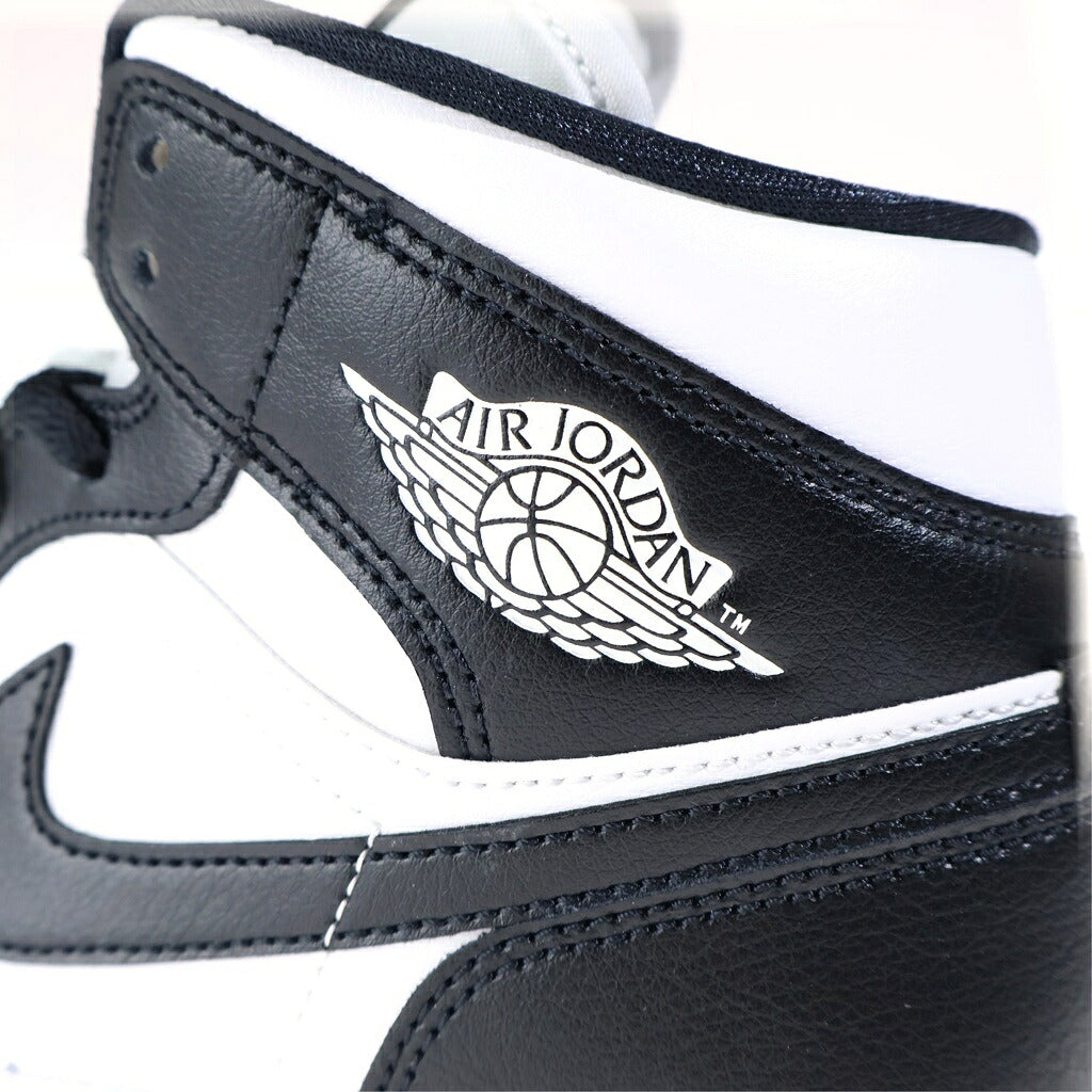 NIKE(ナイキ) WMNS AIR JORDAN MID ウィメンズ エアジョーダン 1 ミッドカットスニーカー ブラック/ホワイト US8/25cm DV0991-100