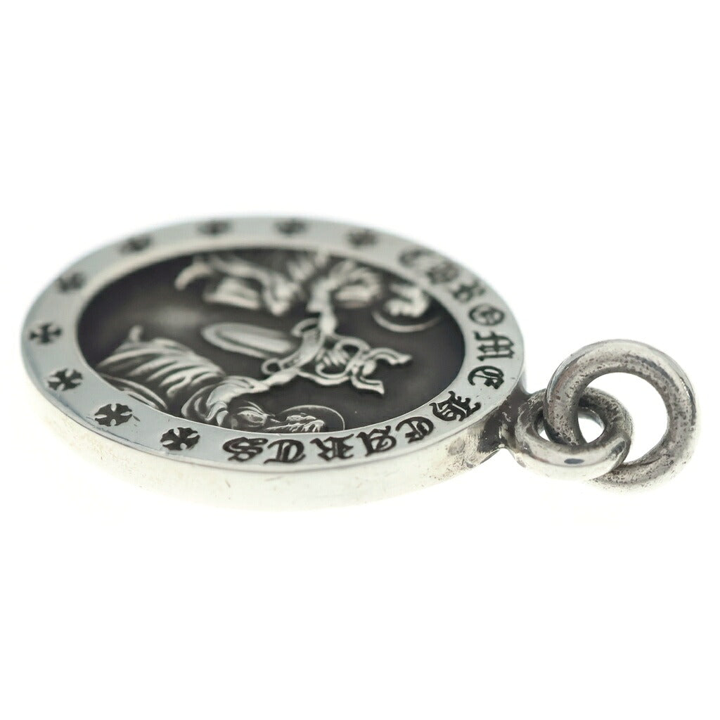 CHROME HEARTS(クロムハーツ) ANGEL MEDAL OVAL オーバルエンジェルメダル ペンダントトップ シルバー BCA207