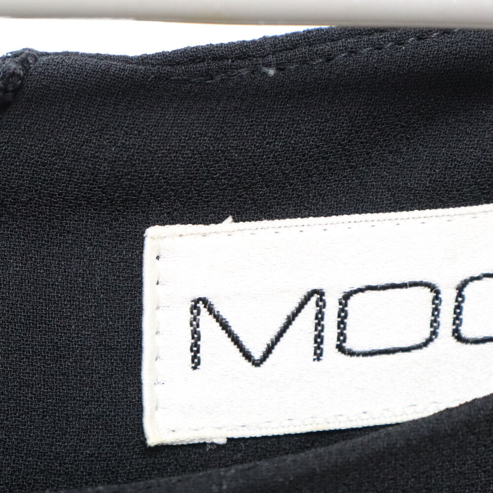 MOGA(モガ) ポリエステル 長袖ミニワンピース ブラック レディース