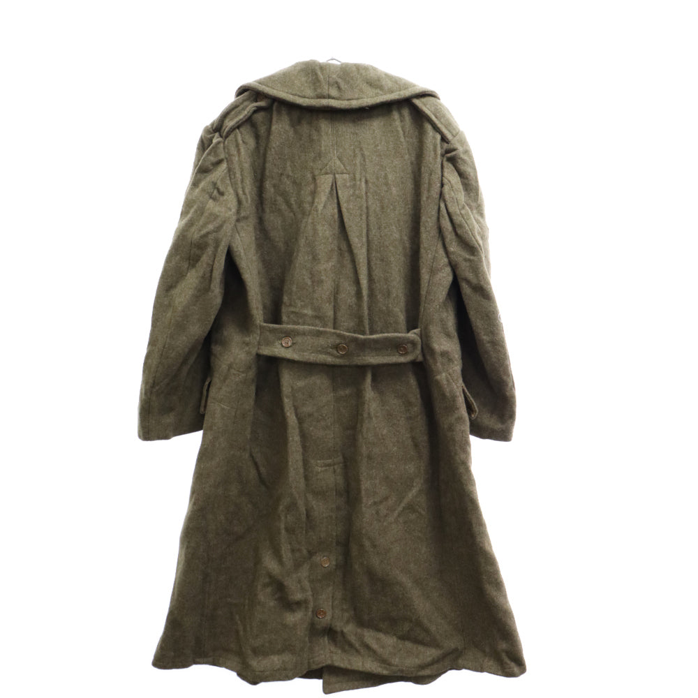 VINTAGE(ヴィンテージ) 50s VINTAGE ギリシャ軍 メルトン ウールダブルコート ビンテージ カーキ
