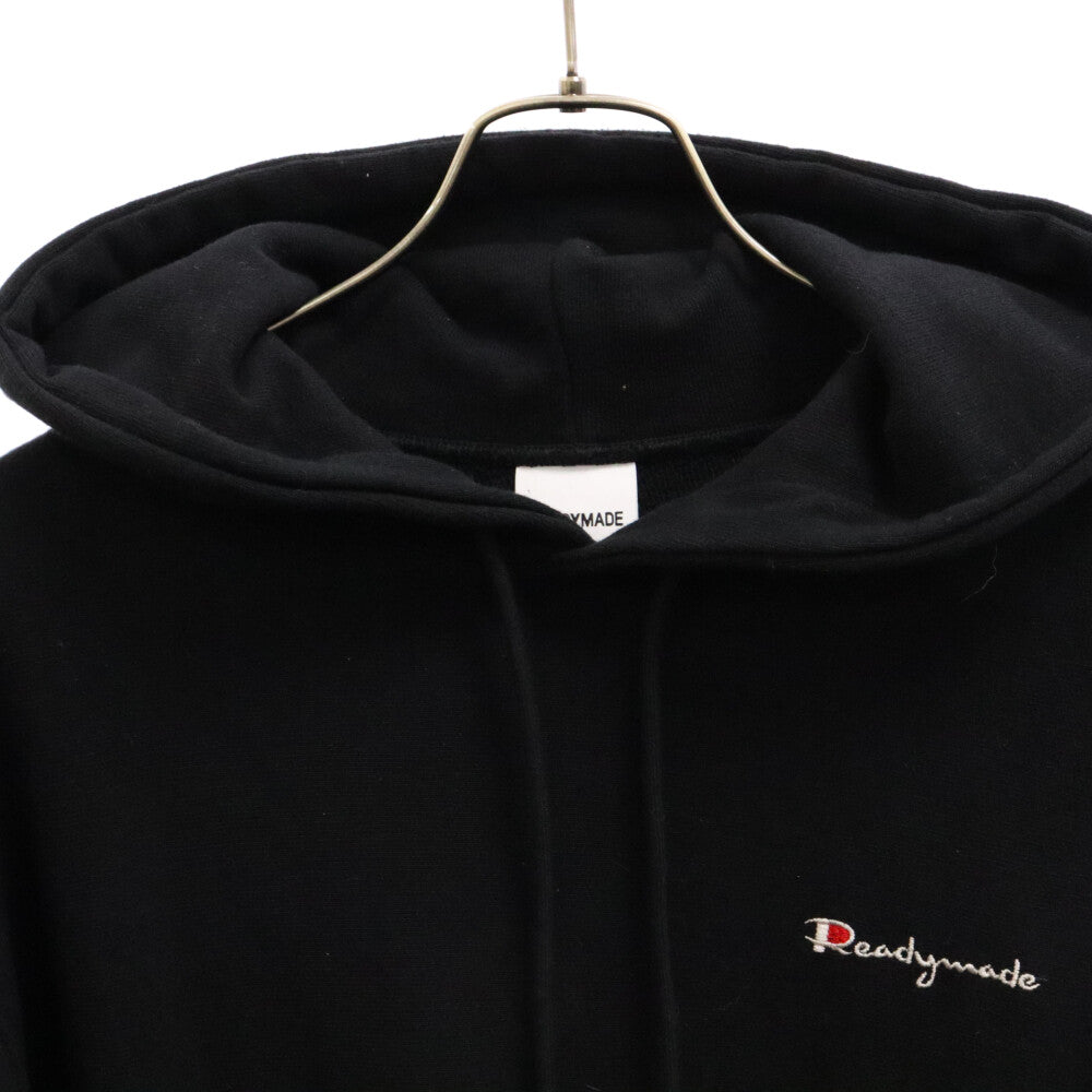 READY MADE(レディメイド) PIONCHAM SWEAT HOODIE 刺繍 フーディ スウェット プルオーバーパーカー ブラック RE‐CO‐BK‐00‐00‐196
