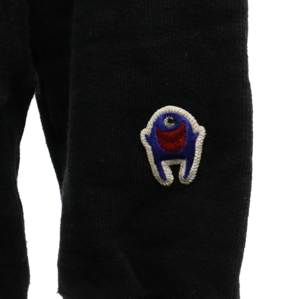 READY MADE(レディメイド) PIONCHAM SWEAT HOODIE 刺繍 フーディ スウェット プルオーバーパーカー ブラック RE‐CO‐BK‐00‐00‐196