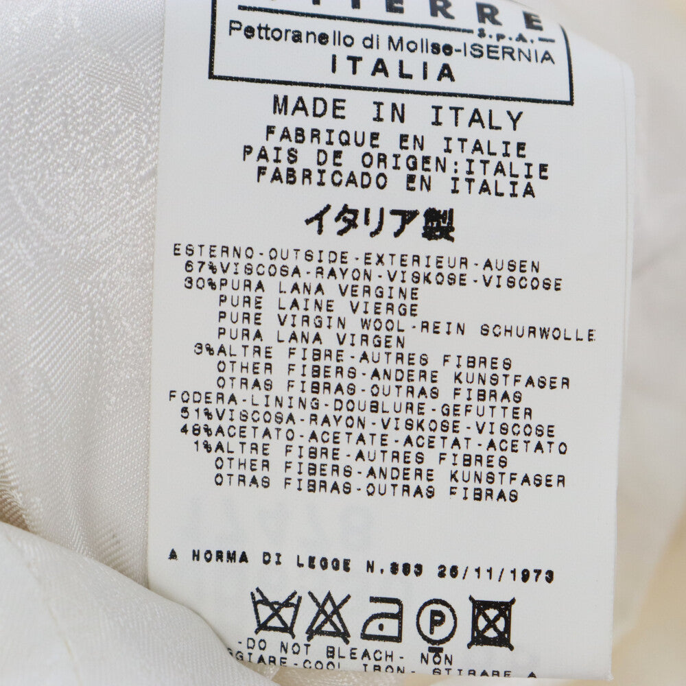 DOLCE & GABBANA(ドルチェアンドガッバーナ) 4B テーラードジャケット ホワイト