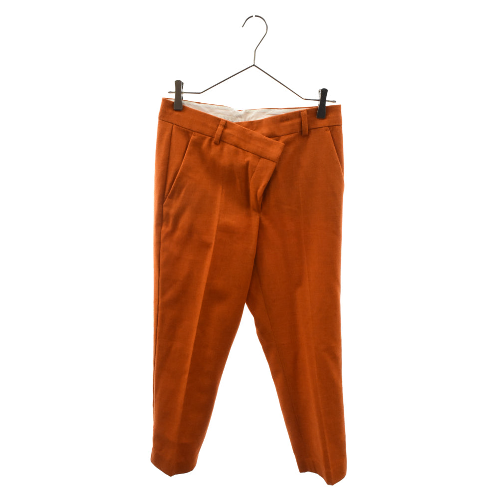SPORTMAX(スポーツマックス) センタープレス トラウザーズ ウール スラックス オレンジ 21360333070 レディース