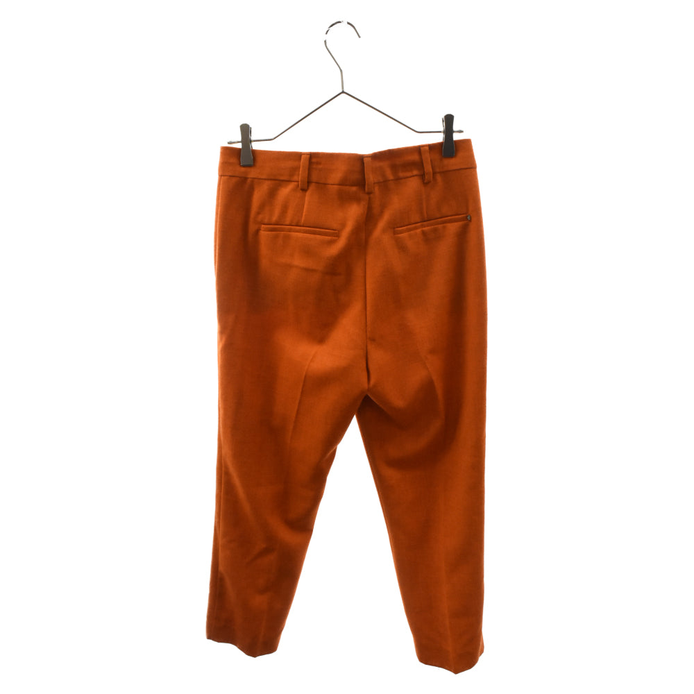 SPORTMAX(スポーツマックス) センタープレス トラウザーズ ウール スラックス オレンジ 21360333070 レディース