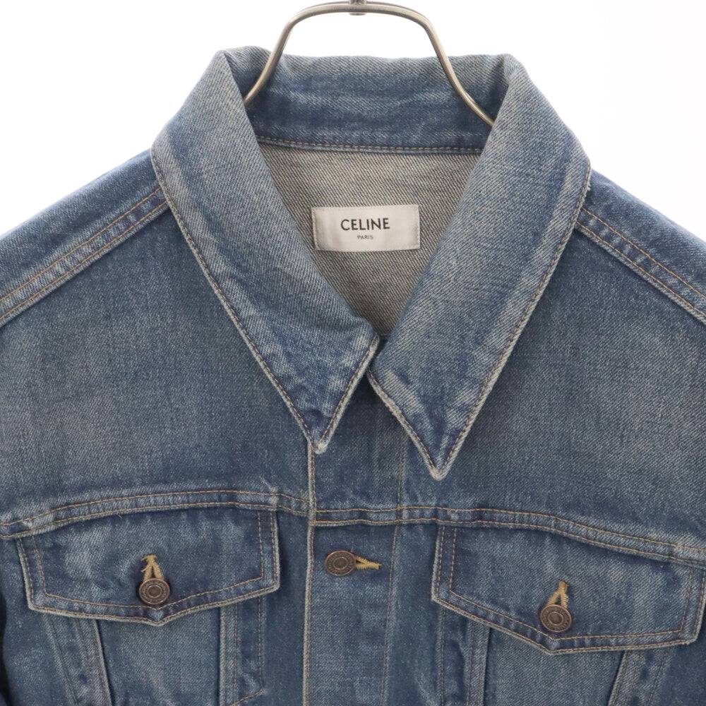 CELINE(セリーヌ) BOY DOLL DENIM JACKET ボーイドール デニムジャケット インディゴ 2Q544066S