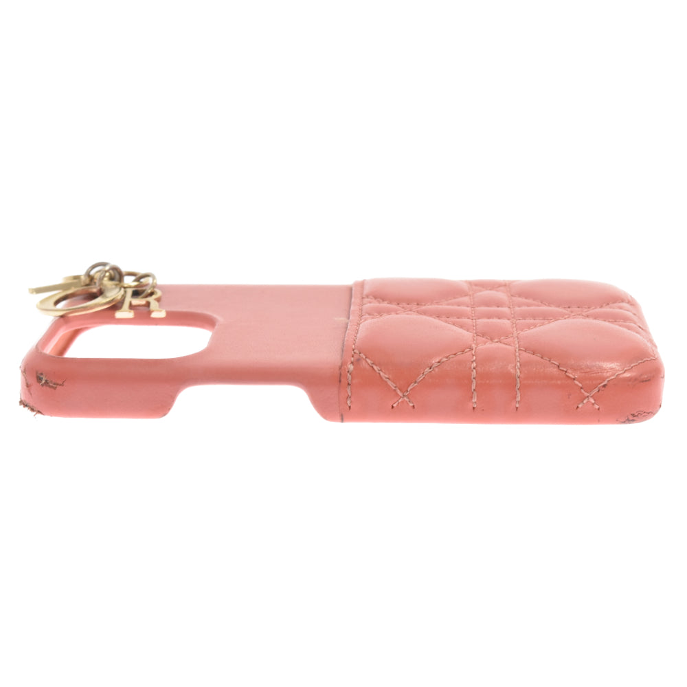 Christian Dior(クリスチャンディオール) LADY DIOR Phone Case レディディオール スマートフォンケース ピンク 14Pro