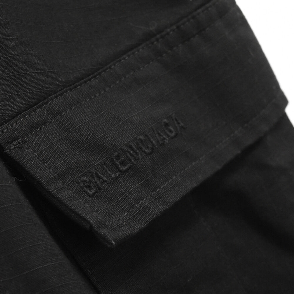 BALENCIAGA(バレンシアガ) リップストップカーゴスカート ブラック 680307 TKP27