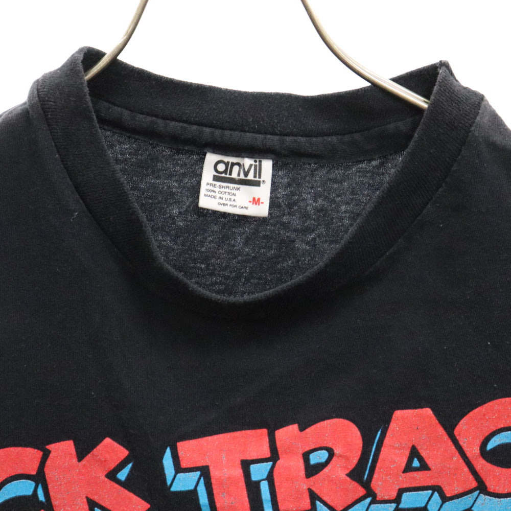 VINTAGE(ヴィンテージ) 80s DICK TRACY ディック トレイシー USA製 anvil アンヴィルタグプリント 半袖 Tシャツ ブラック