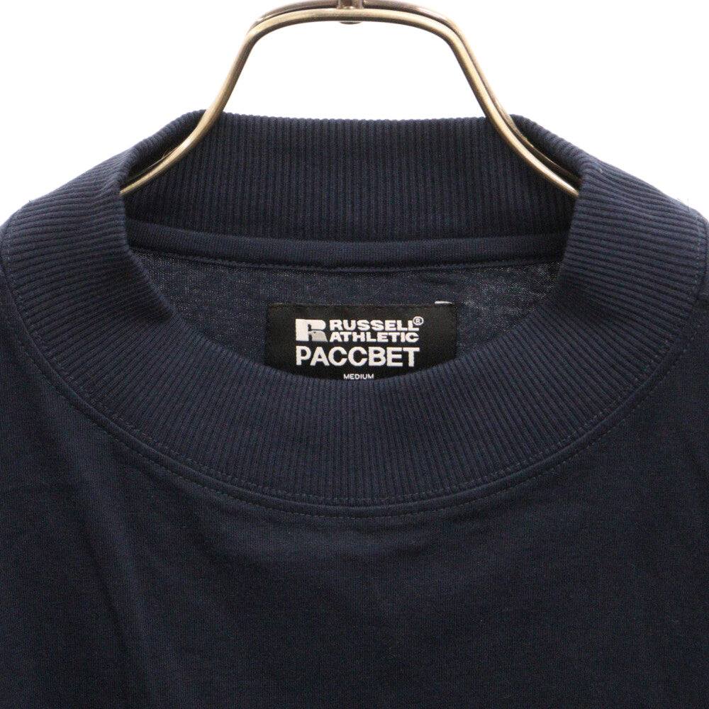 PACCBET(ラスベート) ×Russell Athletic ラッセルアスレティック クルーネック半袖Tシャツ ネイビー