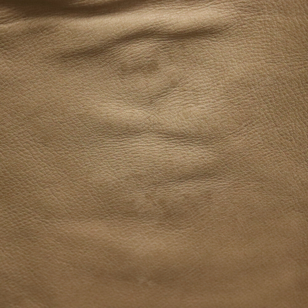 nonnative(ノンネイティブ) EXPLORER JEANS DROPPED FIT COW LEATHER レザー パンツ ベージュ NN-P4016