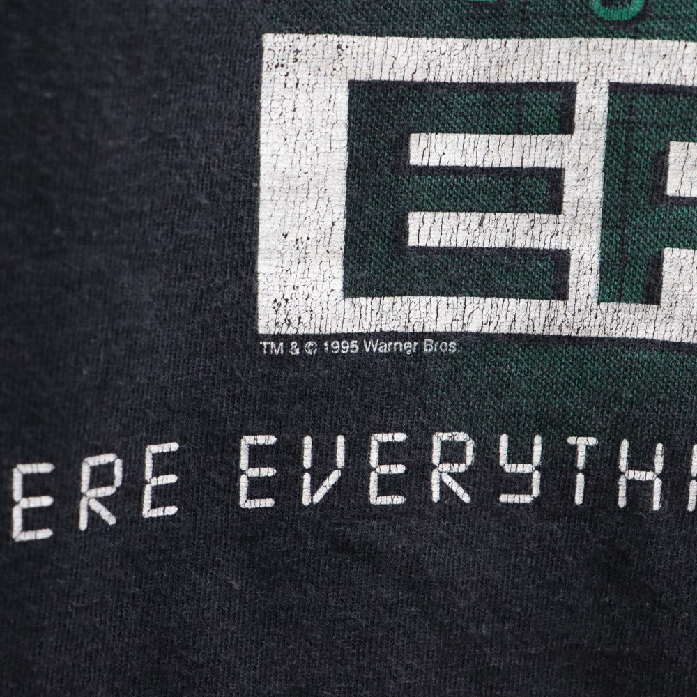 VINTAGE(ヴィンテージ) 90s NBC Drama ER WHERE EVERYTHING IS START T-SHIRT ヴィンテージ ワーナー ブラザーズ イーアール プリント半袖Tシャツカットソー ブラック