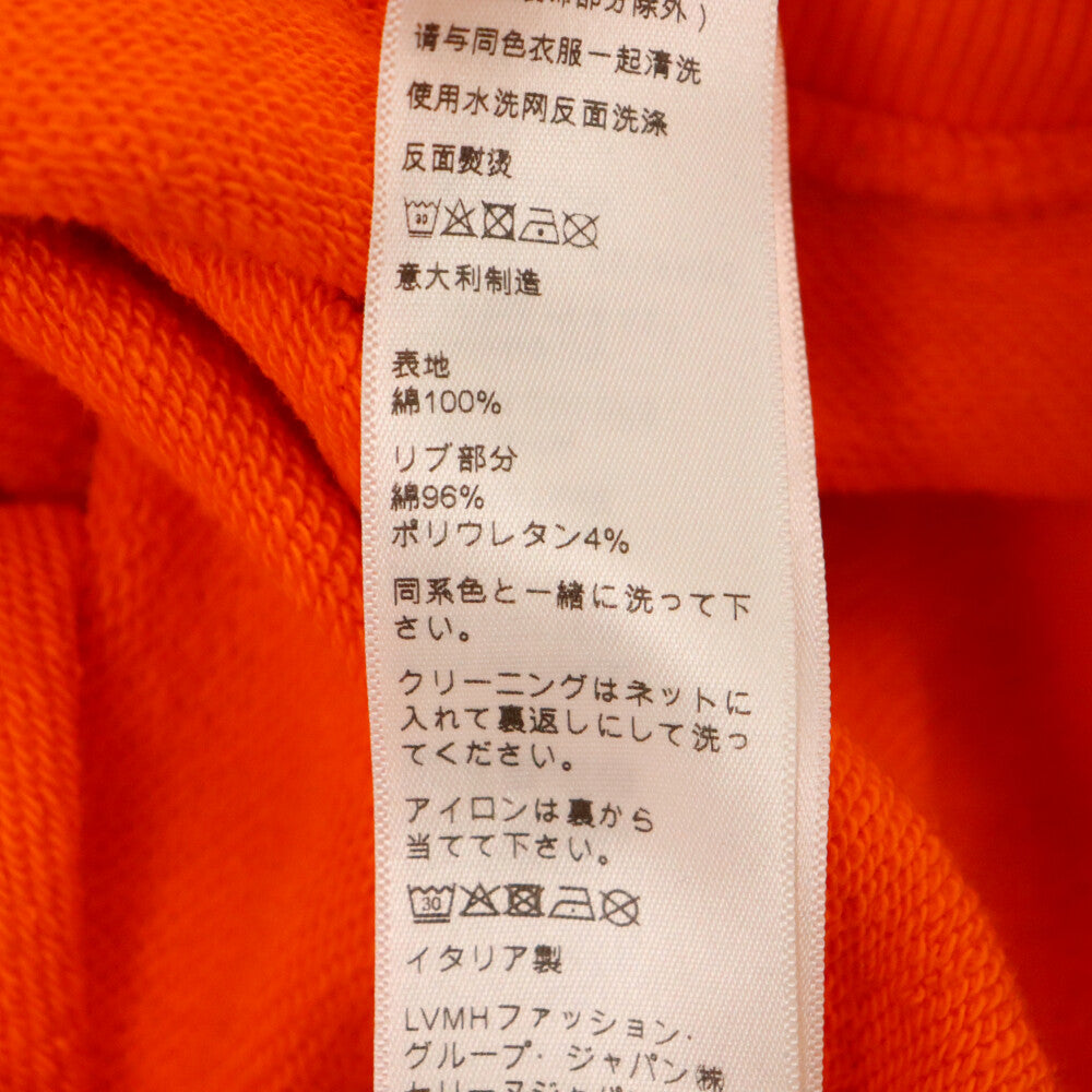 CELINE(セリーヌ) 21SS LOOSE HOODIE WHIT HOOD LOGO フードロゴ プルオーバー フーディ スウェット パーカー オレンジ 2Y499052H