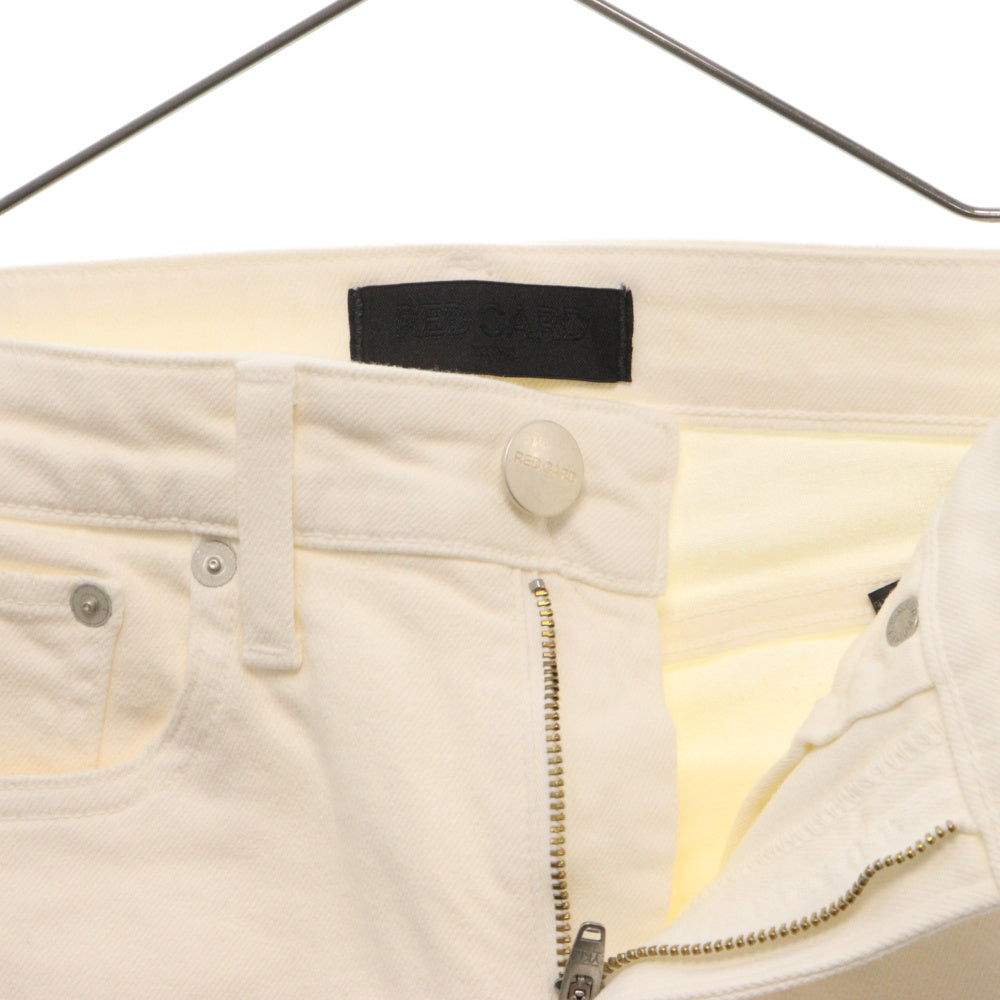 RED CARD(レッドカード) DENIM PANTS ストレートデニムパンツ ホワイト 56303HR