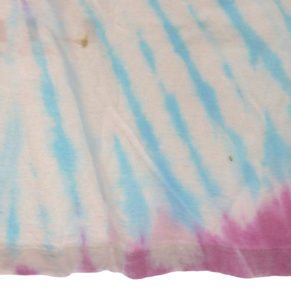 SAINT MICHAEL(セントマイケル) 24SS ×LASTMAN DOOR WRLD TDYE ラストマン タイダイプリント半袖Tシャツ カットソー マルチ SM-YS8-0000-C46