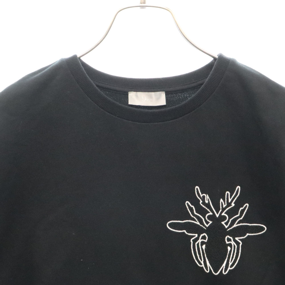 Dior HOMME(ディオールオム) 20AW Bee Embroidered Short Sleeve T-Shirt ビー刺繍 半袖Tシャツ カットソー ブラック 863J611W1915